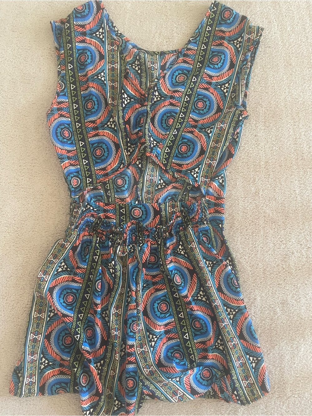 Print Romper - Picture 3 of 5